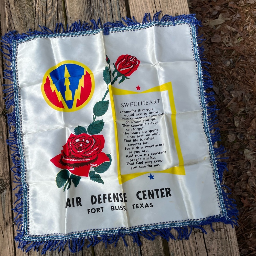 Vintage Air Defense Center Ft Bliss Texas Pillow Cover